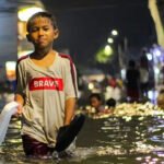 Banjir rob kembali rendam pemukiman warga di Muara Angke